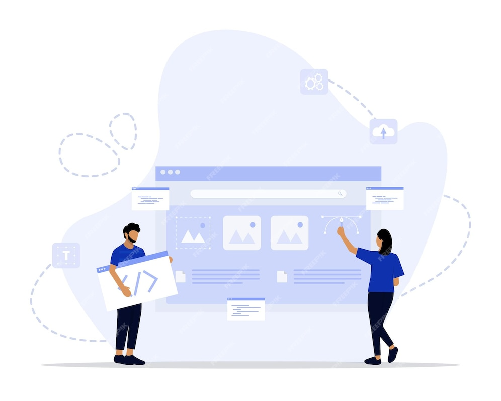 Web Application Illustration